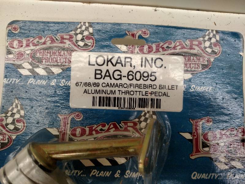 lot 66 image: Lokar Billet Brake Pedal & Gas Peda...