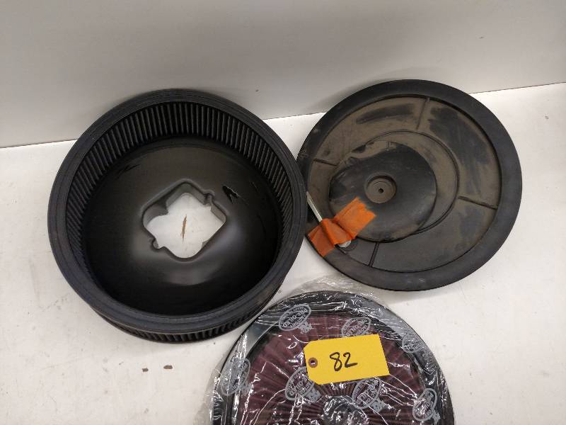 lot 82 image: K&N Flow Control 4 bbl. 14 Air Cle...