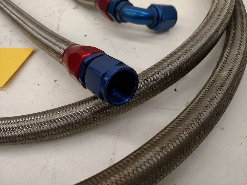 lot 128 image: Asstd -10 S.S. Braided Hoses...