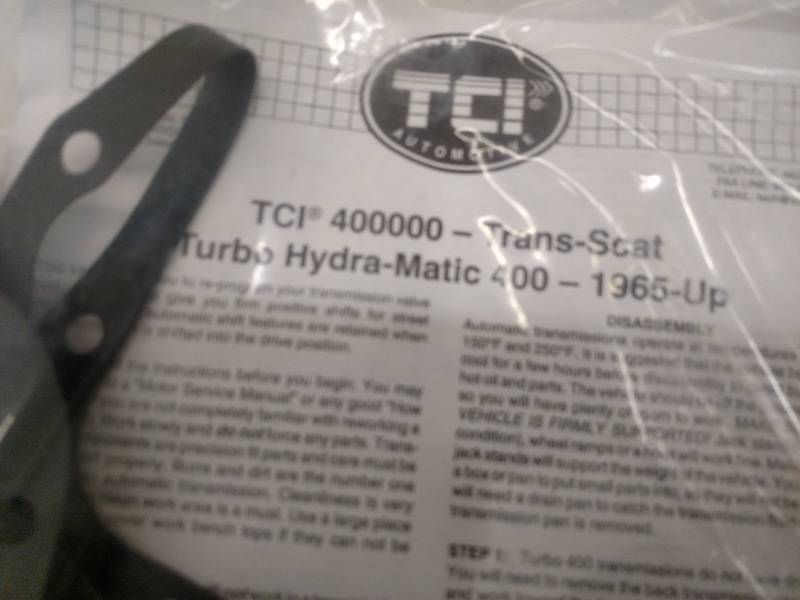 lot 132 image: TCI Turbo 400 Shift Kit...
