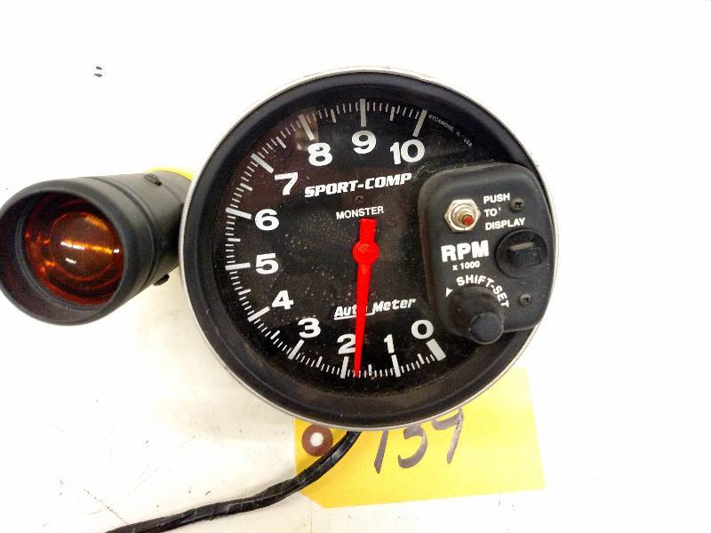 lot 139 image: Auto Meter 5 Tach with Shift Light...