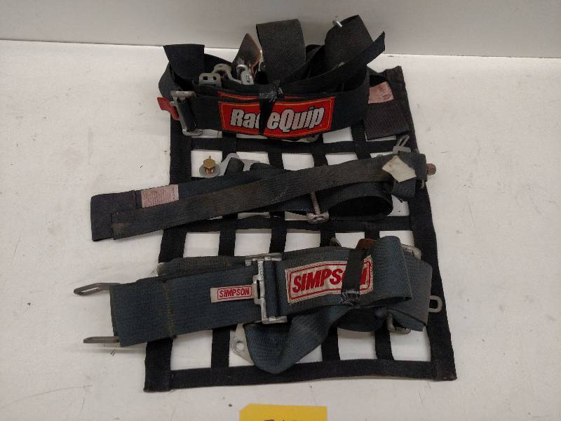 lot 213 image: Asstd Seat Belts & Window Net...
