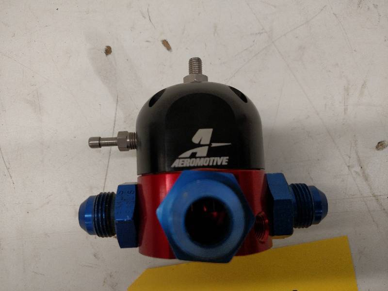lot 222 image: AeroMotive Aluminum Fuel Pressure R...