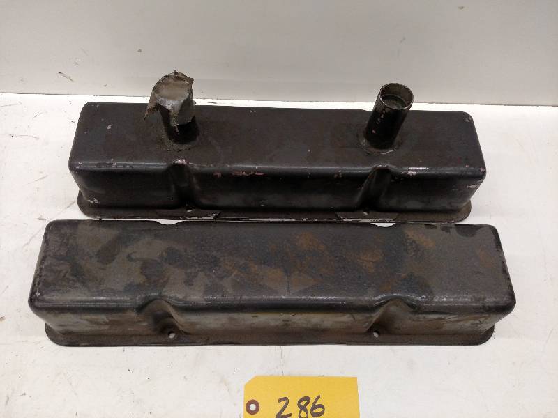 lot 286 image: (2) SBC Cast Aluminum Valve Covers...