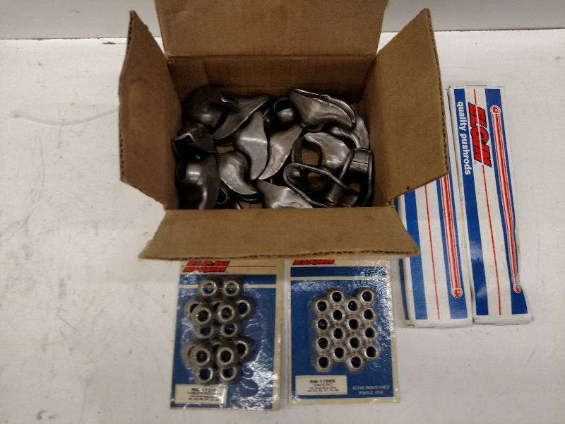 lot 427 image: Elgin Steel Rocker Arms, Pivots, Nu...
