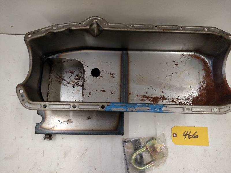 lot 466 image: SBC Oil Pan, 8 Deep with Pickup Tu...