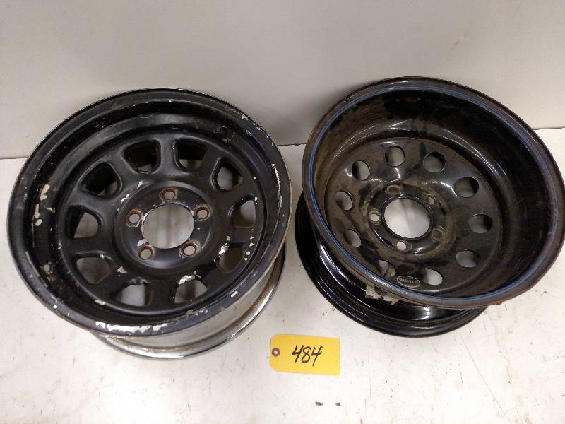 lot 484 image: (2) 15x8 Wheels, 5x4 34, (1) 2 BS...