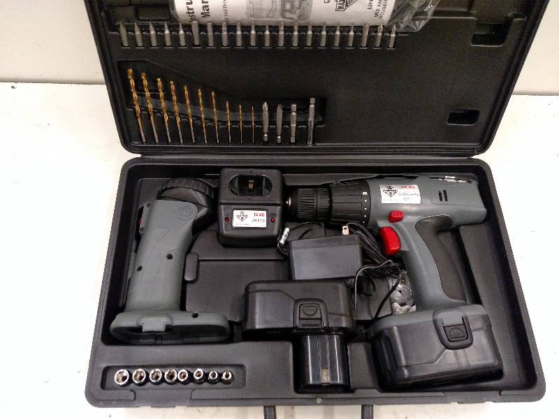 lot 456 image: Handyman 14.4 Volt Cordless Drill &...