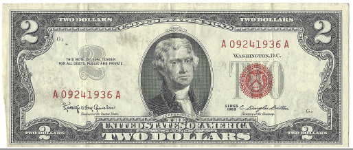 1963 Two Dollar Federal Note