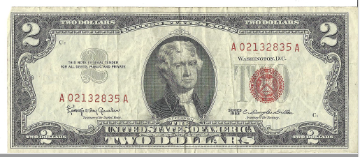 1963 Two Dollar Federal Note
