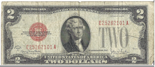 1928G Two Dollar Bill