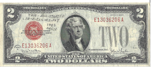 1928G Two Dollar Bill