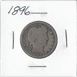 1896 Barber Quarter