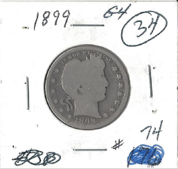 1899 Barber Quarter
