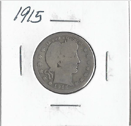 1915 Barber Quarter