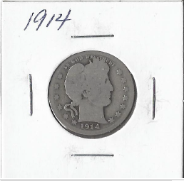 1914 Barber Quarter