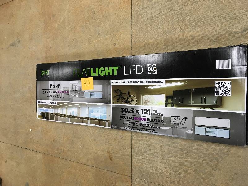 lot 26 image: Pixi Lighting FLT14C40MDUP44A 12 x 47.75 Watt LED Panel Light not used