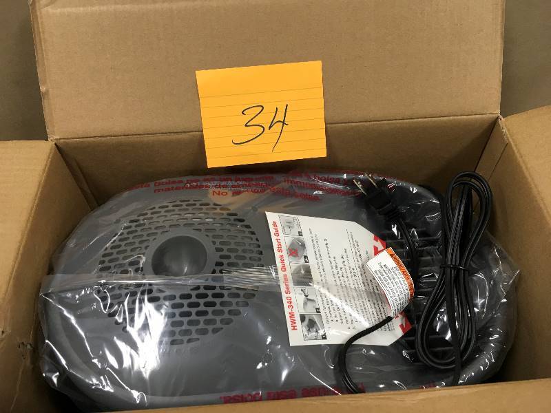 lot 34 image: Honeywell Top Fill Warm Mist Humidifier not used