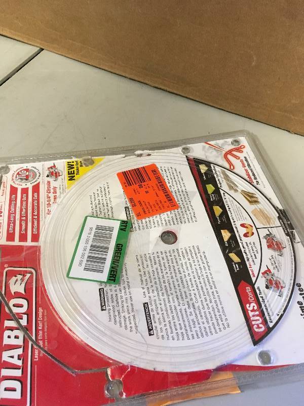 lot 49 image: Diablo D1040W 10-14 40T Diablo General Purpose Beam Saw Blade