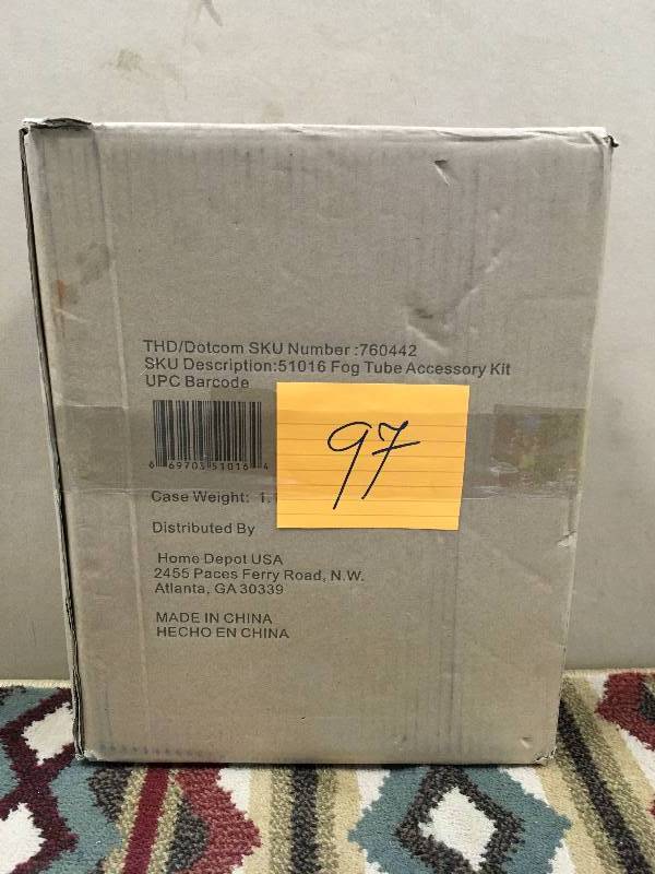 lot 97 image: Home Accents Holiday Fog Tube Accessory  not used