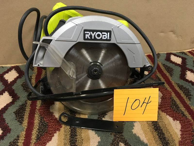 lot 104 image: Ryobi 7-14 Circular Saw in working conditions
