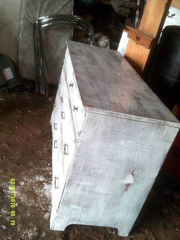 6 DRAWER OAK DRESSER