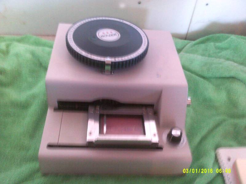 EMBOSSMENT MACHINE