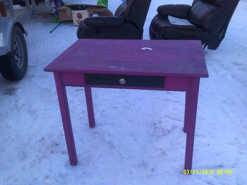 vintage 1 drawer table