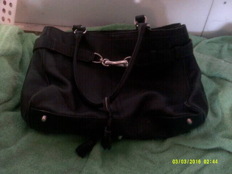 LEATHER COACH HAND BAG