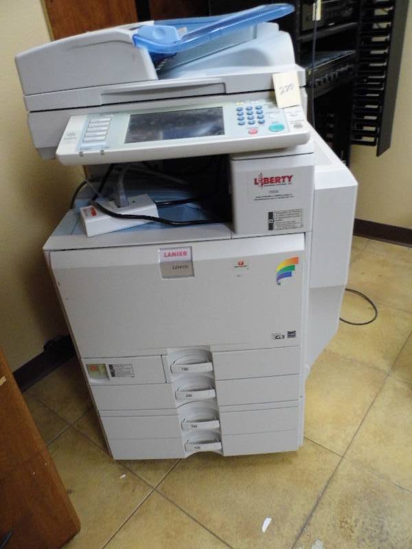 lot 220 image: Lanier Color Copier w Toner
