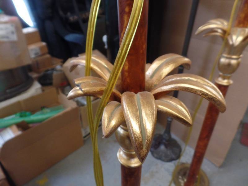 lot 810 image: PINEAPPLE FLOOR LAMPS