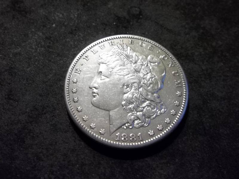 1881 S Morgan Silver Dollar