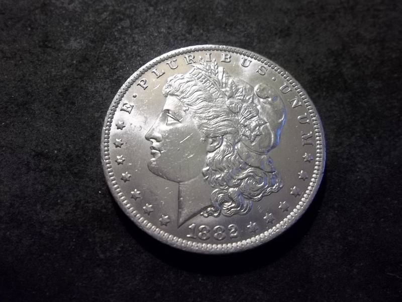 1882 O Morgan Silver Dollar