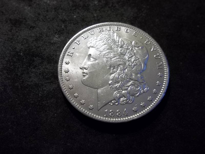 1884 O Morgan Silver Dollar