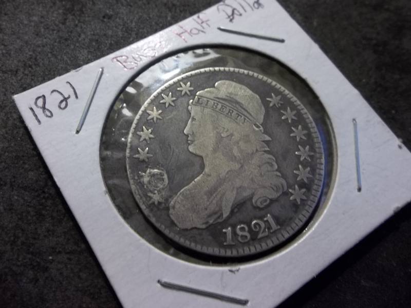 1821 Bust Half Dollar