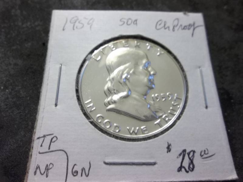 1959 Franklin Half Dollar Choice Proof