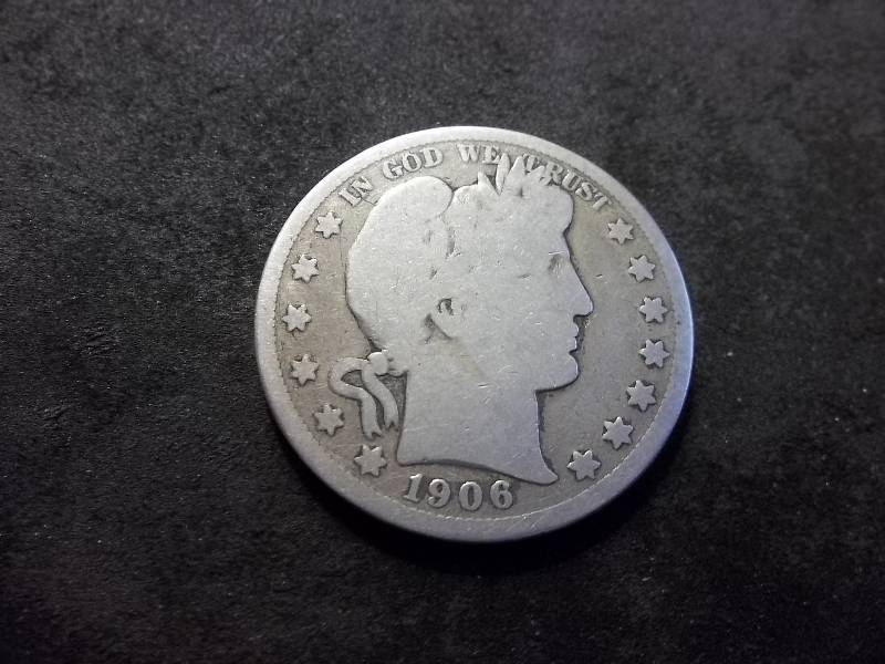1906  Barber Half Dollar