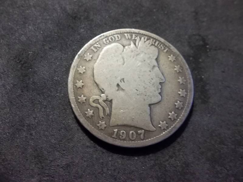 1907  Barber Half Dollar