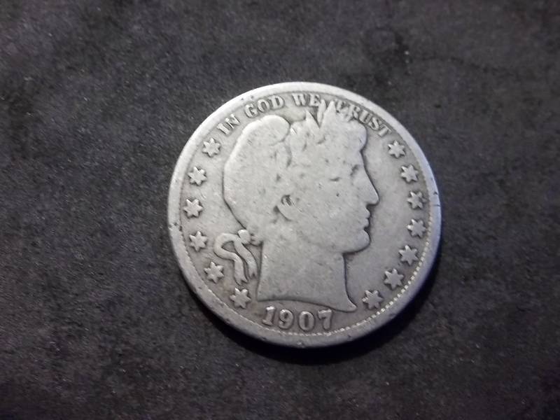 1907 O Barber Half Dollar