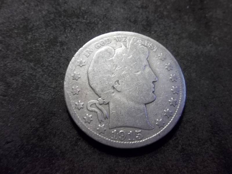1915 S Barber Half Dollar