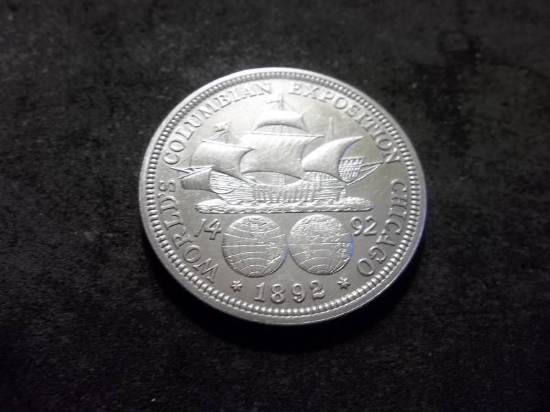1892 Columbian Exposition Silver Half Dollar Comemmorative