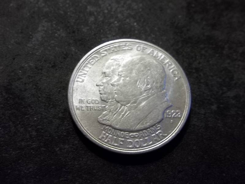 1923 Monroe Doctrine Centennial Silver Half Dollar Comemmorative