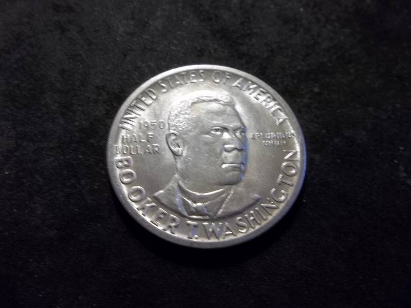 1950 Booker T. Washington Silver Half Dollar Comemmorative