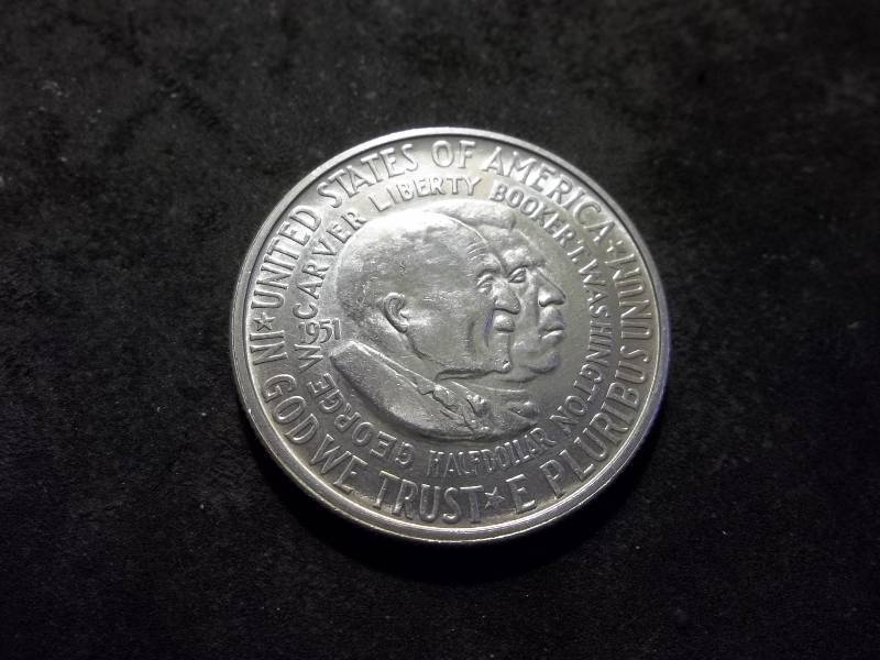 1951 Carver & Washington Silver Half Dollar Comemmorative