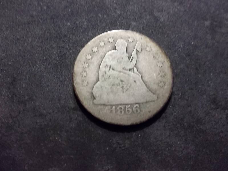 1856 O Seated Liberty Quarter