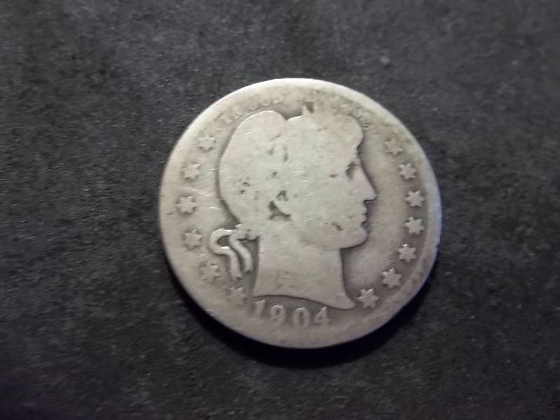 1904 Barber Quarter