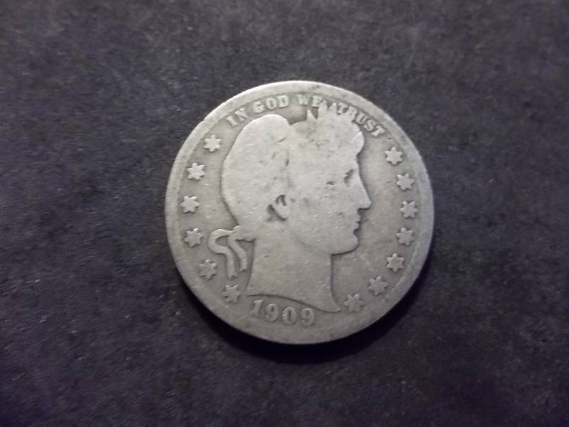 1909 Barber Quarter