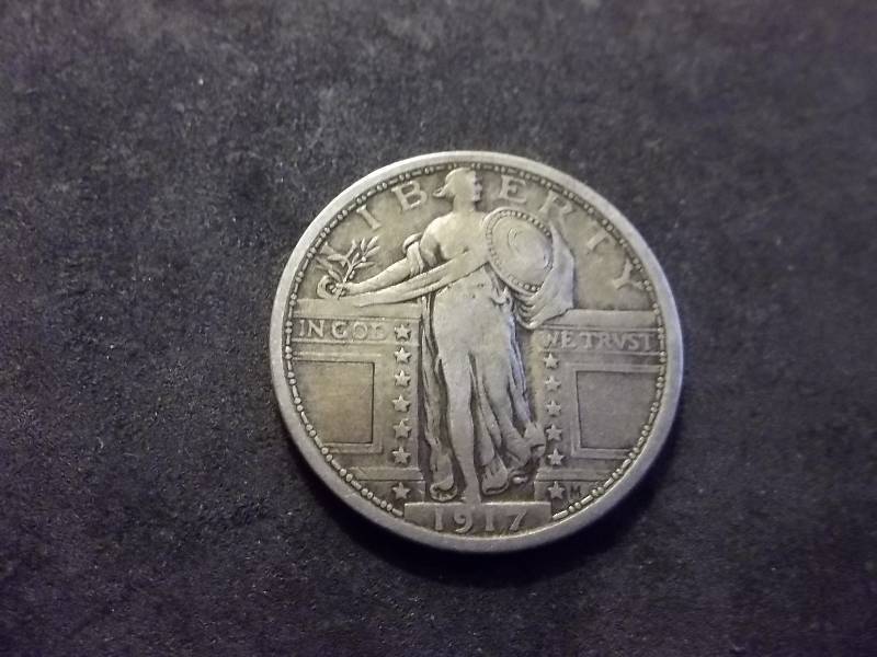 1917 Type 1  Standing Liberty Quarter