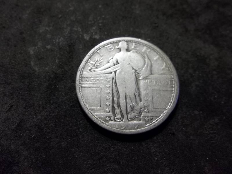 1917 S Standing Liberty Quarter Type 1