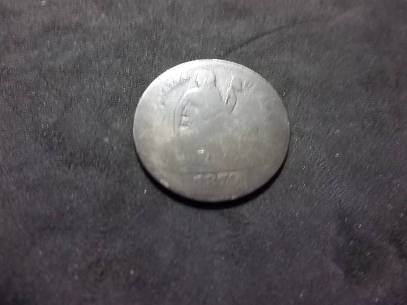 1870 Seated Liberty Dime